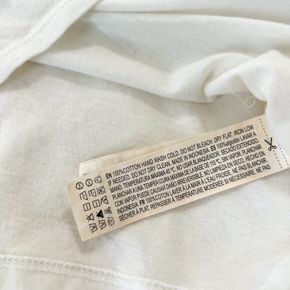 Forever 21 Blue White California Graphic Crop Tank Top Retro Y2K Style EUC S - Picture 4 of 5